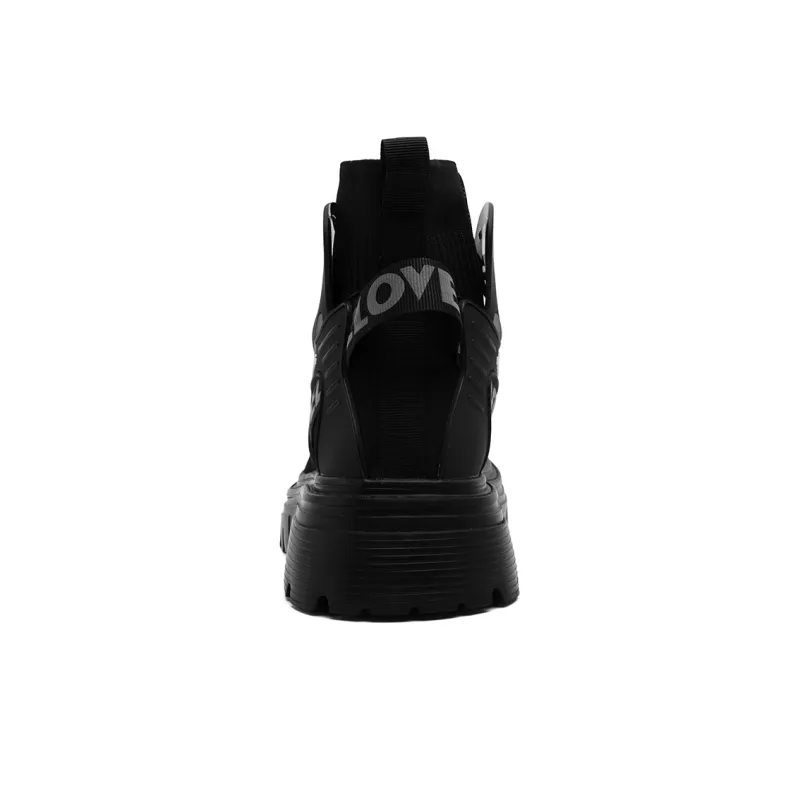 Jerden Smith Casual Shoes Men High Top Black-21