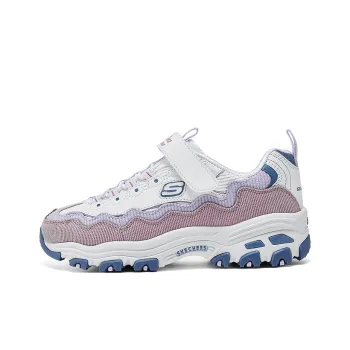 Skechers Anti Slip Wear Resistant Low Top Kids Lifestyle Shoes Lavender Kids'