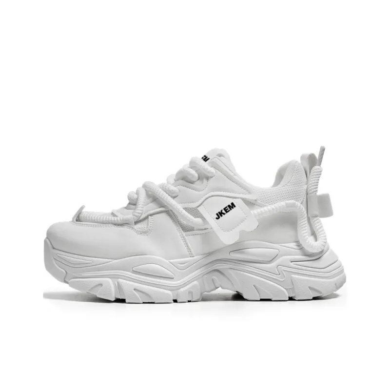 JKEM Wear-Resistant Breathable Height Increasing Low-Top Chunky Sneakers Men's-5