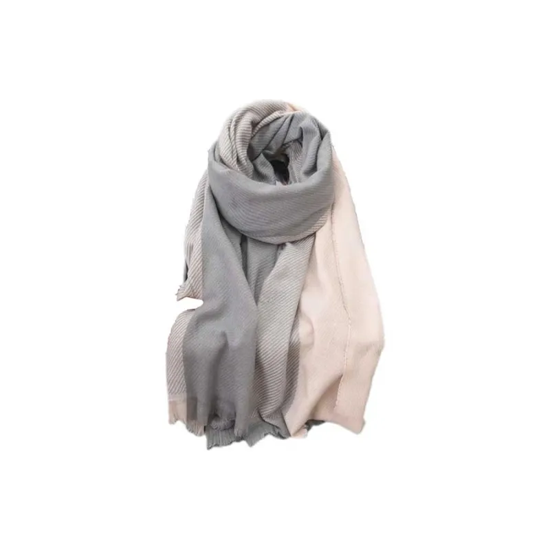 EEEENO Polyester Knit Scarves Unisex-7