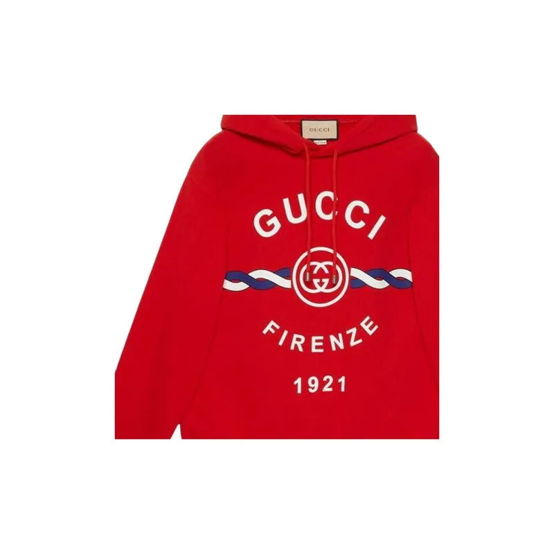 GUCCI Firenze 1921 Hooded Sweatshirt-1