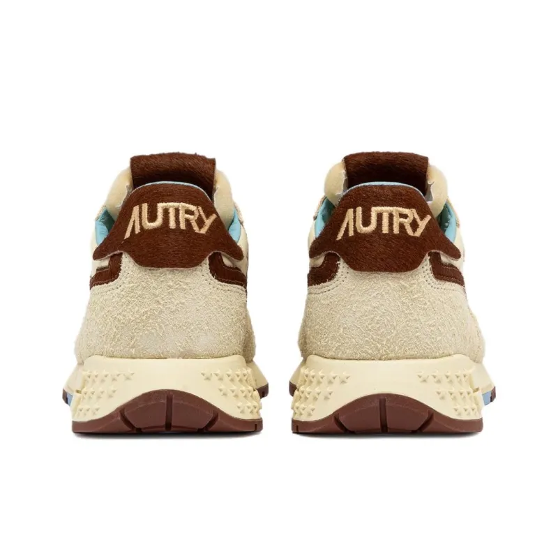 AUTRY Reelwind Wear Resistant Low Top Casual Shoes Women's Beige-4