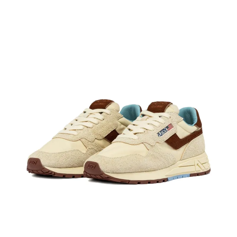 AUTRY Reelwind Wear Resistant Low Top Casual Shoes Women's Beige-2
