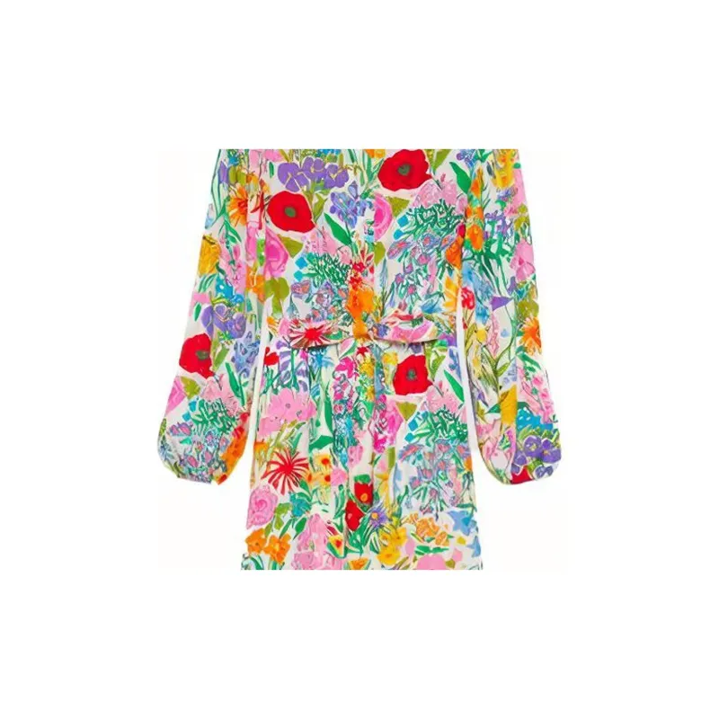 GUCCI Epilogue Series Long-Sleeved Dresses Women's Multicolor-4