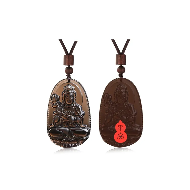 BYTHERE Obsidian Necklaces Unisex-28