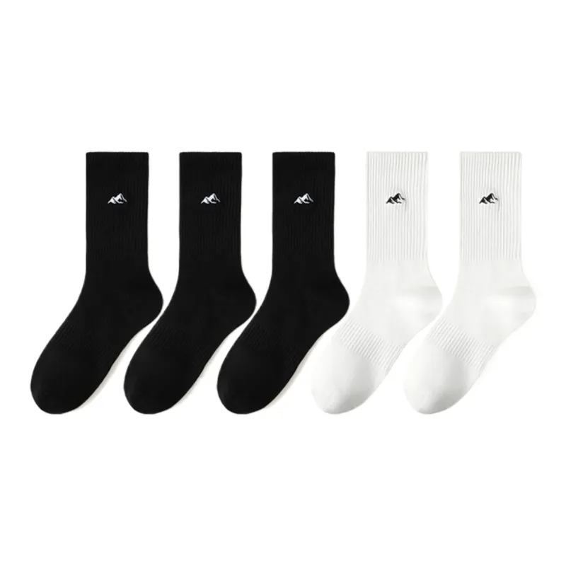 Yalu Mid Calf Socks Men's 5 Pack-4
