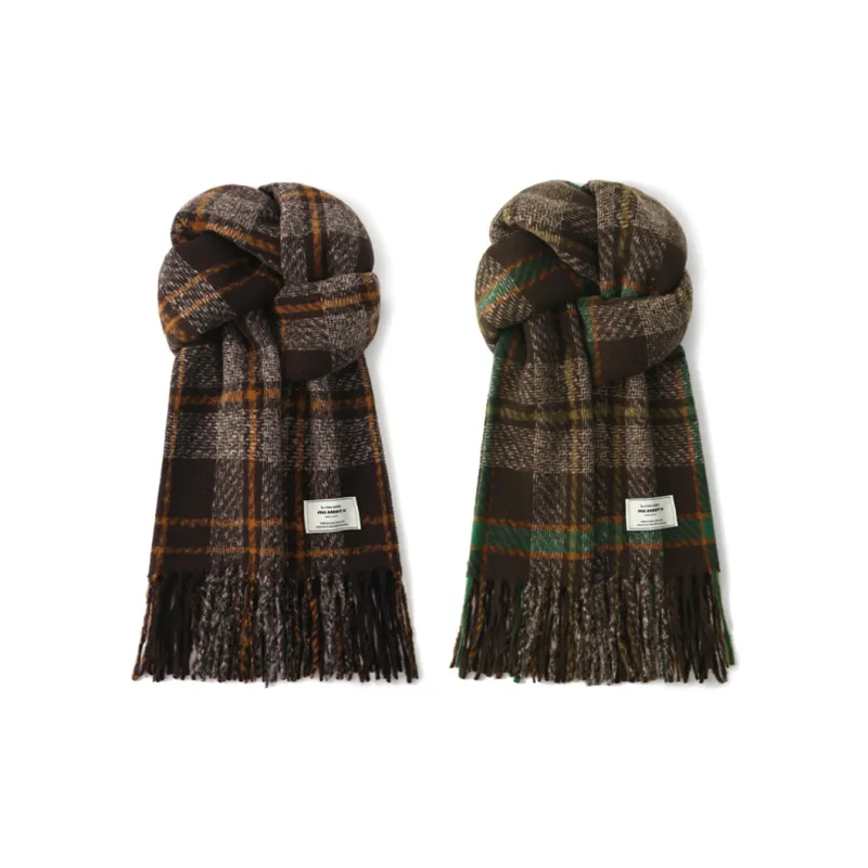 FREE RABBITⅡ Korean Style Fashion Mohair Warm Versatile Shawl Scarf Unisex-14