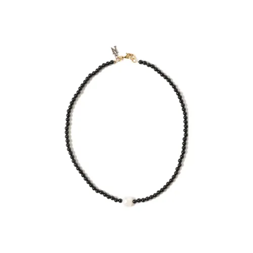Beams Freshwater Pearl Onyx Silver-Plated Necklaces Women's Multicolor