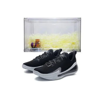 Under Armour Curry 12 Cushioned Slip Resistant Low Top Basketball Shoes Unisex Black White