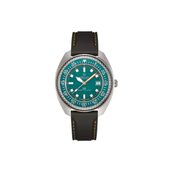 CERTINA Automatic Mechanical Movement Men's Watches Watch 43.5mm Green Dial Stainless Steel Case Rubber Strap