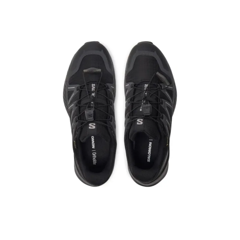 SALOMON Anti Slip Wear Resistant Low Top Trail Running Running Shoes Women's Black-3