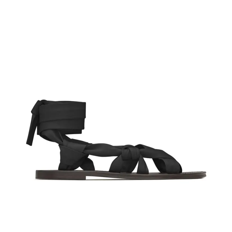 SAINT LAURENT Open-toe Strap-detail Sandals-1