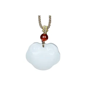 Gifts Golden Silk Jade Necklaces Unisex