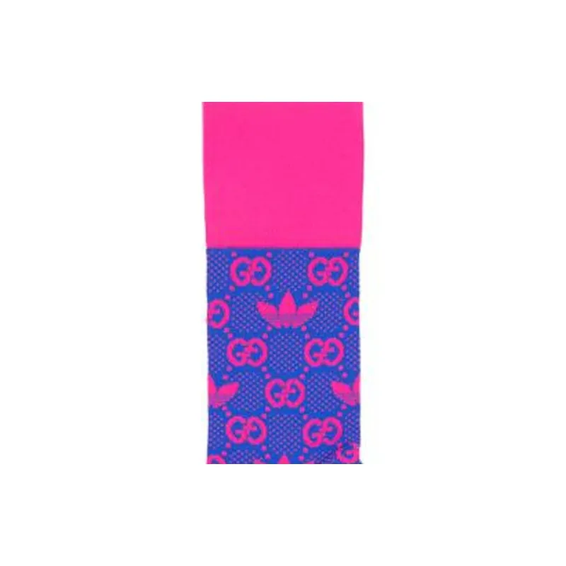 GUCCI x Adidas Originals Knee High Socks Men's 1 Pack Blue-3