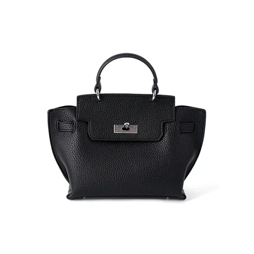 Vigno Synthetic Leather Handbag Shoulder Bag Regular Women's Black/Greige