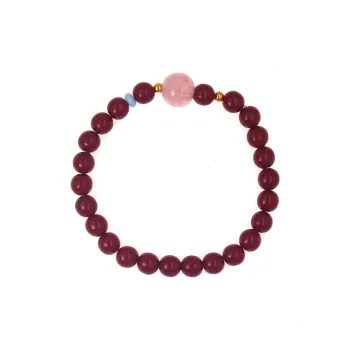 BNNYW Reconstructed Cinnabar Bracelets Unisex