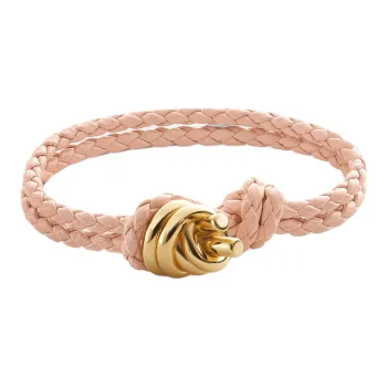Bottega Veneta Knot Detailed Braided Bracelet
