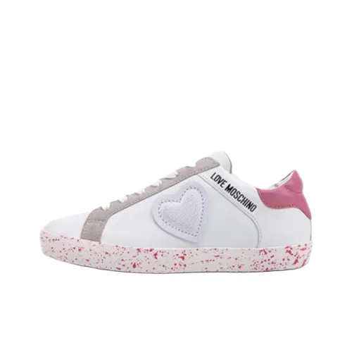 LOVE MOSCHINO Low-Top Skateboard Shoes Women's White