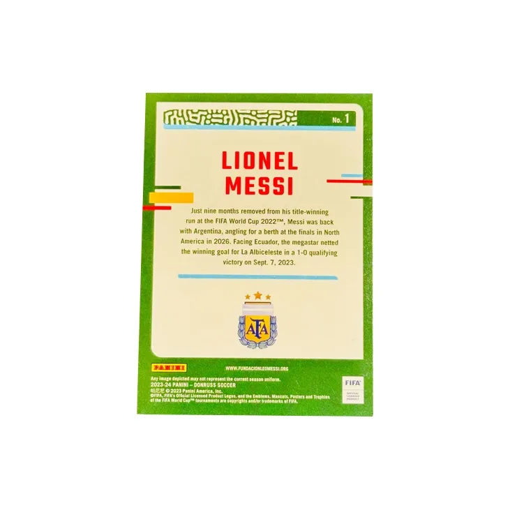 PANINI Messi Argentina Barcelona Donruss Base Card Player Card Sports Cards 1 Piece-1