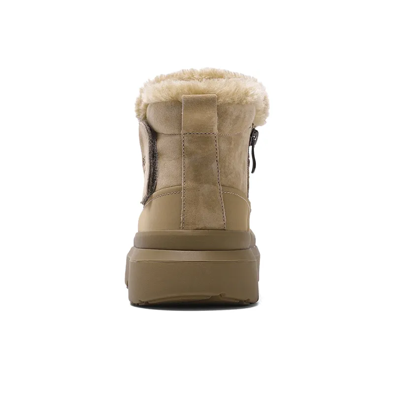 Jeep Warm Wear-Resistant Height Increasing Slip-Resistant Short Snow Boots-2