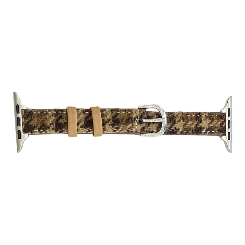 NCFCK Watch Band Apple Compatibility Woolen Leather Material-14