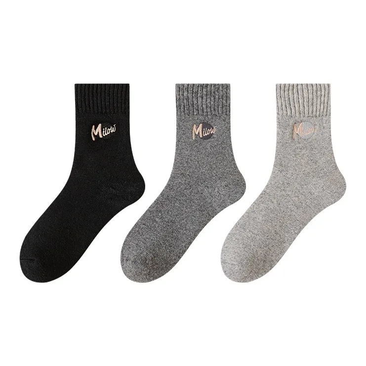 MIIOW Mid Calf Socks Unisex 3 Pack-30