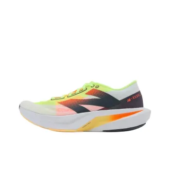 New Balance FuelCell Rebel V4 Anti Slip Wear Resistant Low Top Casual Running Shoes Men's White Green
