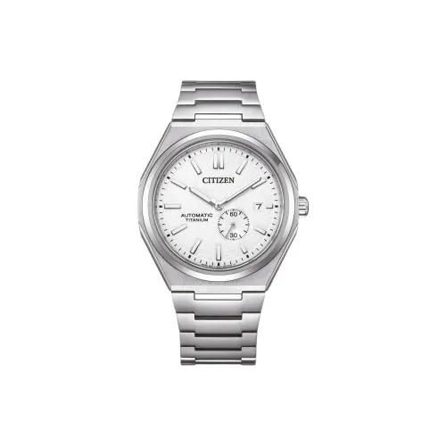CITIZEN Mechanical Movement Super Titanium Strap Watch 40.5mm Men's Watches White Dial
