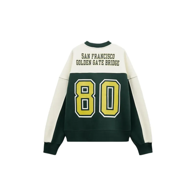 ZARA Sweatshirts Women's Green-1