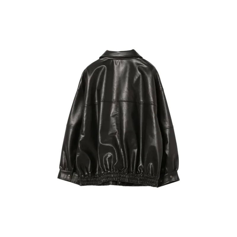 Beams Leather Jackets Women's-1