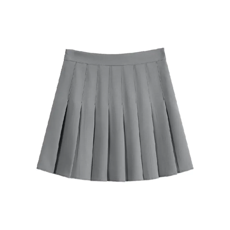 Vine Color Casual Short Skirts Women's-13