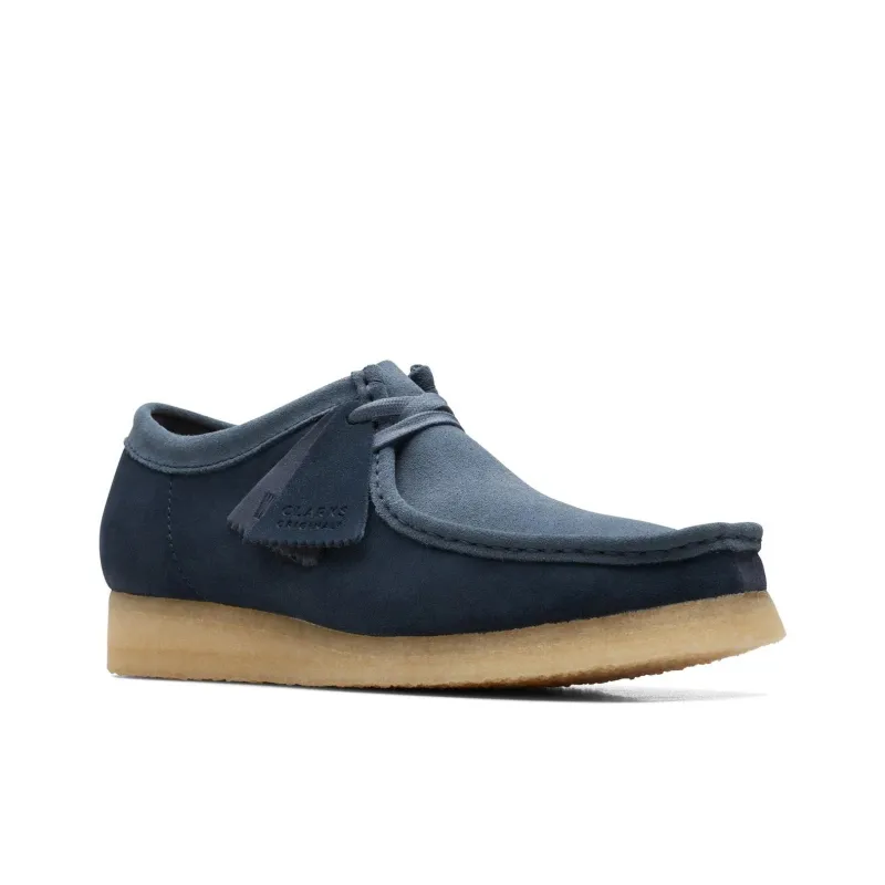 Clarks Originals Wallabee Boot Navy Combination-3
