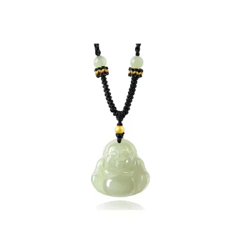 Lao Feng Xiang Hetian Jade Pale Greenish White Jade Women's