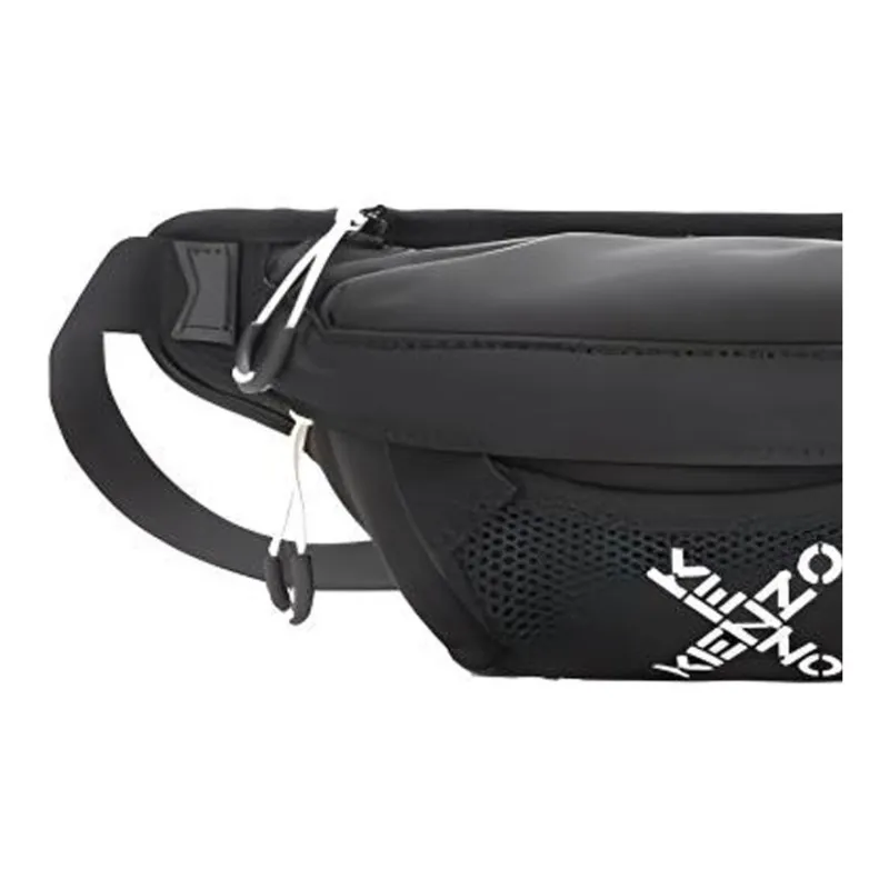 KENZO Polyester Sling Bag, Fanny Pack Small Size Men's Black-4