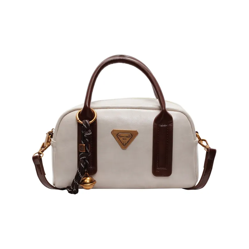 LUVISTRUE PU Shoulder Bag Handbag Crossbody Bag Medium Size Women's Black/Ecru/Coffee/Brown-6
