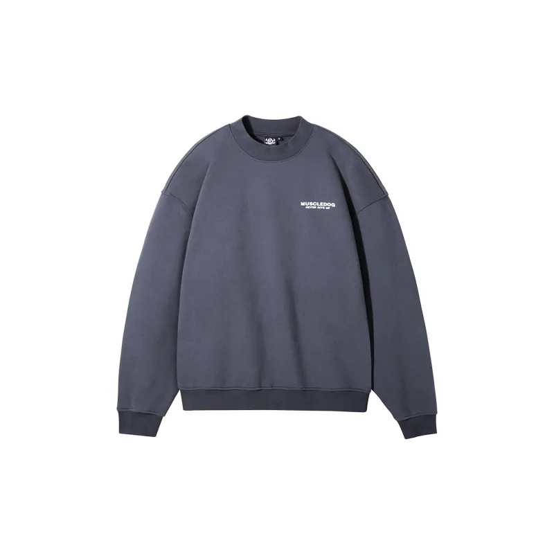 Muscle Dog Sweatshirt Men's Dark Gray-1