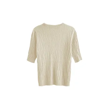 Flowers In Water Undershirt Women's Apricot