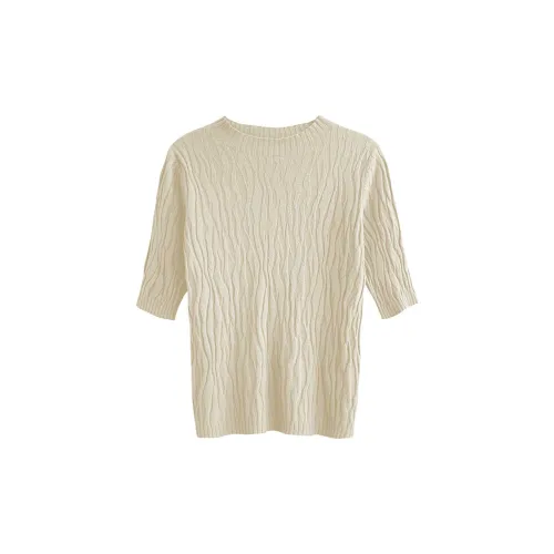 Flowers In Water Undershirt Women's Apricot