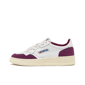 AUTRY BASKETS MEDALIST Anti Slip Wear Resistant Low Top Skateboard Shoes Women's White Purple