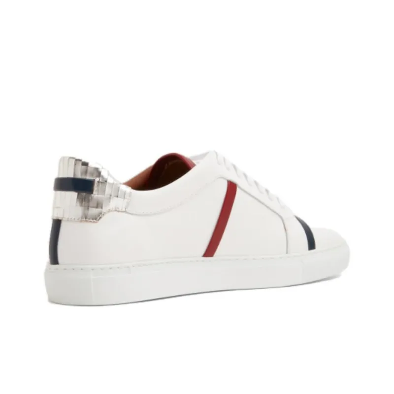Malone Souliers Low-Top Skateboard Shoes Men's White-4