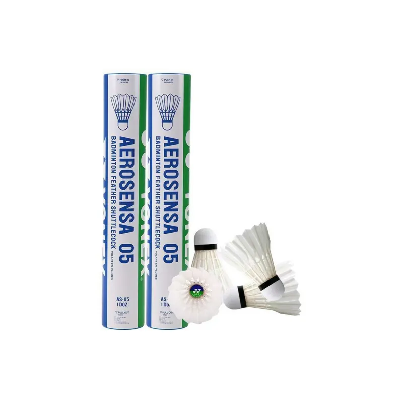 YONEX AS05 Duck Feather Shuttlecock 12 Pack Duck Feather All Round Duck Feather Indoor Shuttlecocks-3