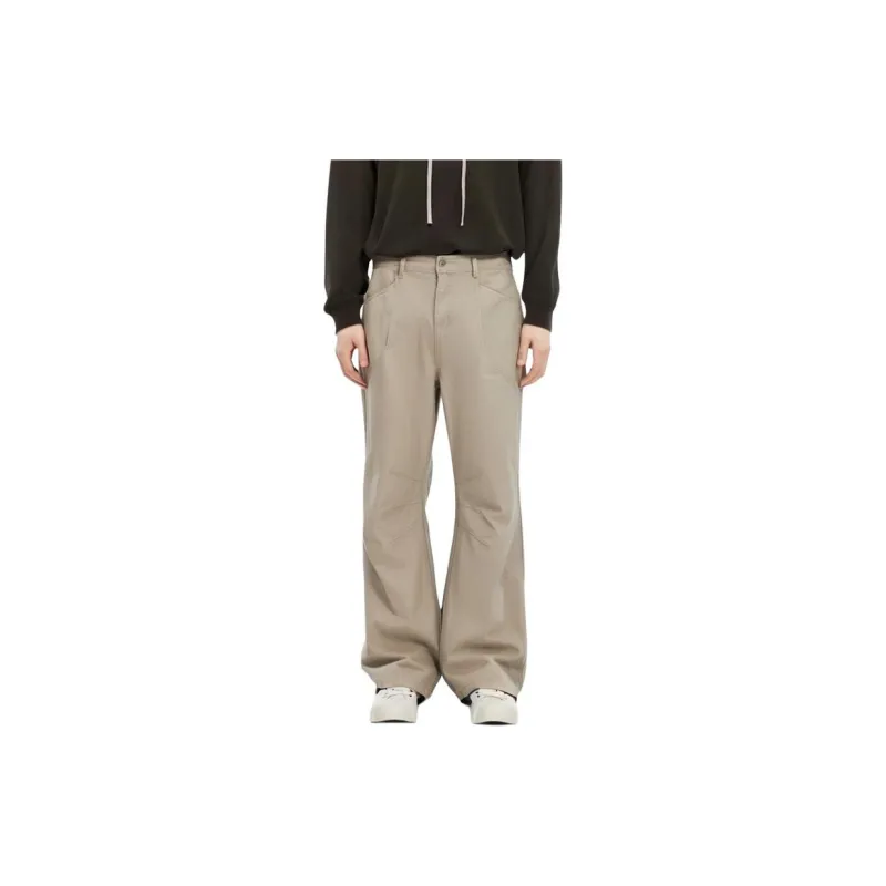 Lulifama Jeans Unisex Light Khaki-9