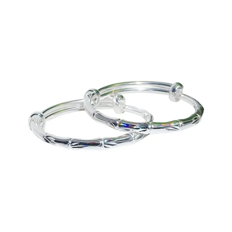 NSAOT 999 Fine Silver Sterling Silver Bracelets Kids'-0