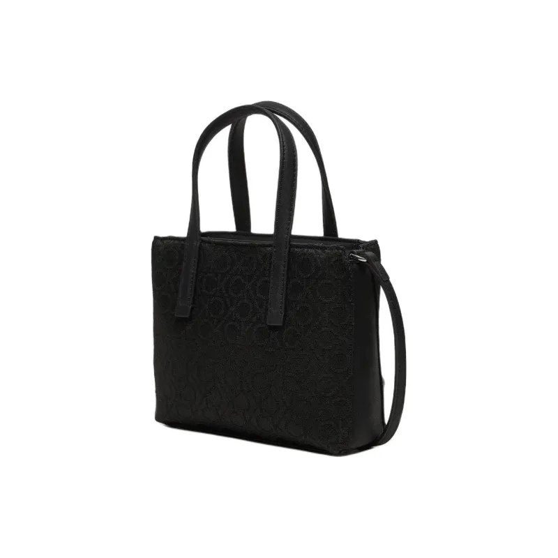 CALVIN KLEIN Polyester Shoulder Bag, Crossbody Bag, Handbag Women's Black-2