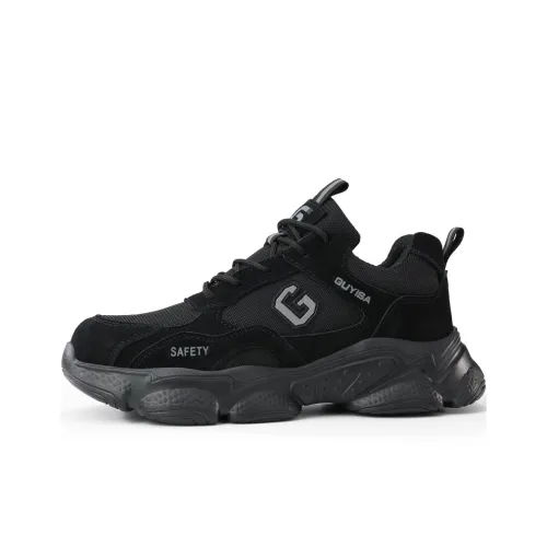 Blue Gull Shield Moisture Wicking Impact Resistant Lightweight Low Top Outdoor Shoes Unisex Black