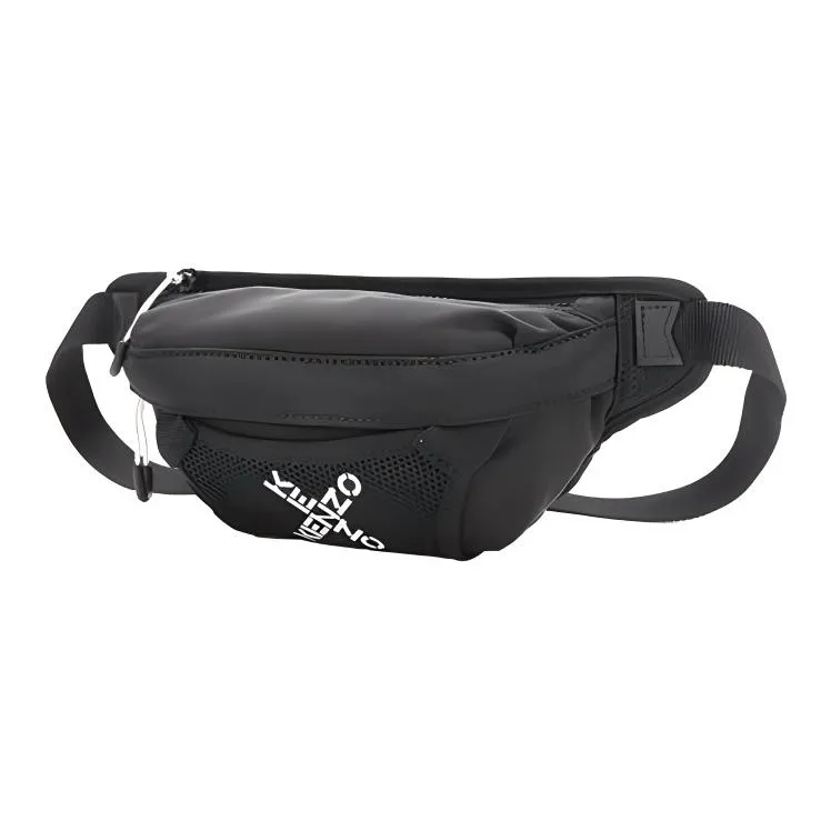 KENZO Polyester Sling Bag, Fanny Pack Small Size Men's Black-1