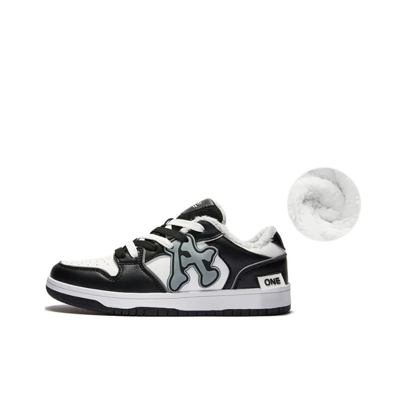 A1 Puffy Shoes Abrasion Resistant Balance Breathable Low Top Skateboard Shoes Unisex-26