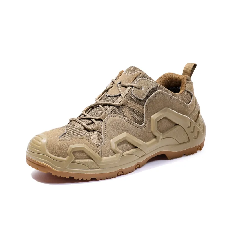 Blue Gull Shield Impact Resistant Support Low Top Outdoor Shoes Men's Tan-1