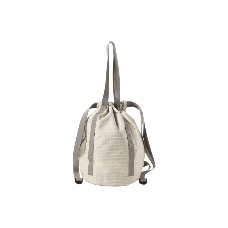 Beams Heart Nylon One Shoulder Handbag Women's Gray/Orange-2