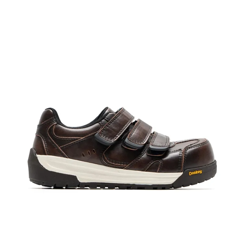 Mule Donkey Lightweight Height Increasing Low-Top Skateboard Shoes Unisex Brown Box-2